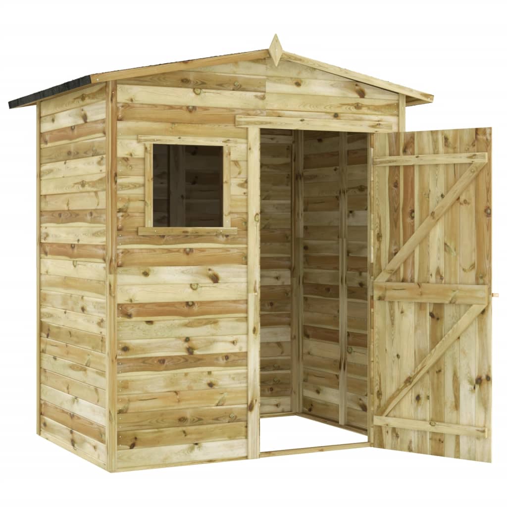 Gartenhaus Schuppen 1,5 x 2 m Kiefernholz Imprägniert