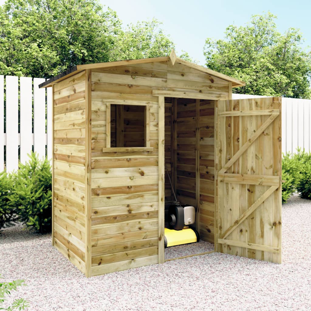 Gartenhaus Schuppen 1,5 x 2 m Kiefernholz Imprägniert