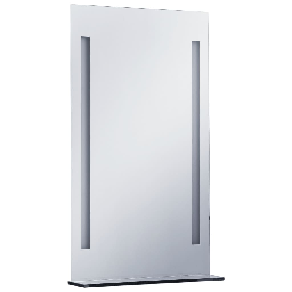Badezimmer-LED-Wandspiegel mit Regal 60×100 cm
