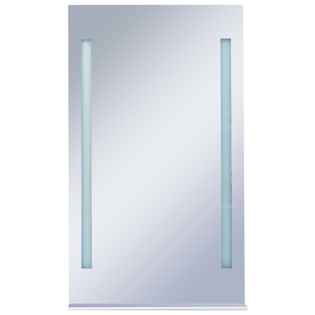 Badezimmer-LED-Wandspiegel mit Regal 60×100 cm