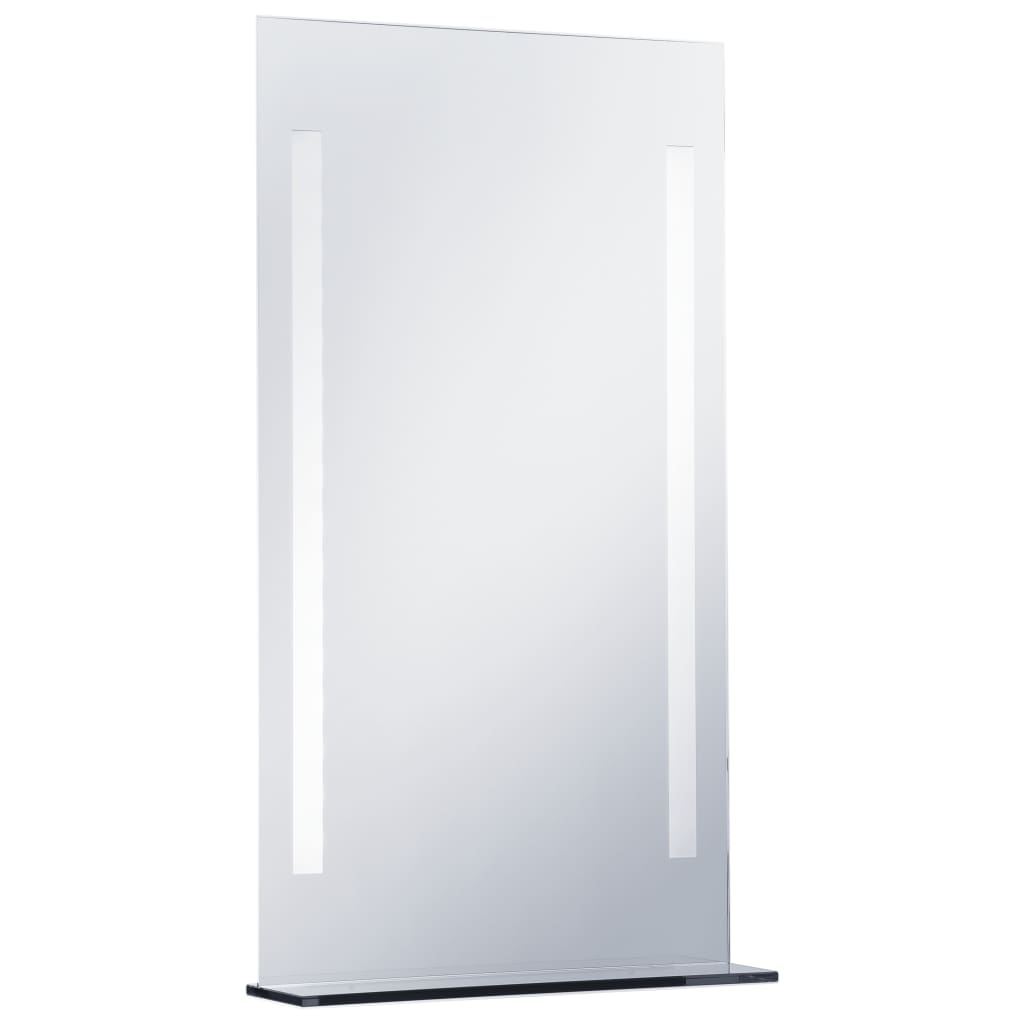 Badezimmer-LED-Wandspiegel mit Regal 60×100 cm