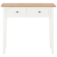 Thumbnail for Frisiertisch Konsolentisch Weiß 79 x 30 x 74 cm Holz
