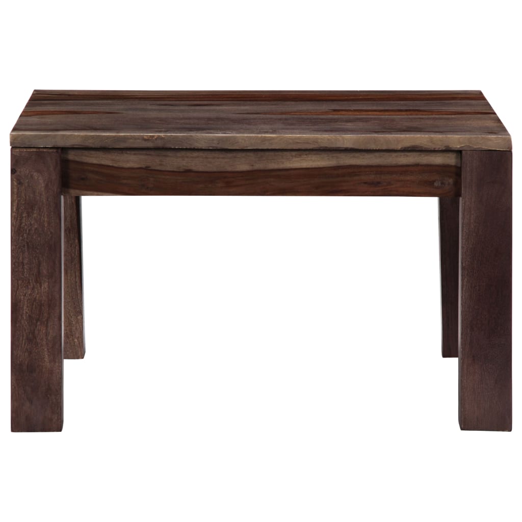 Couchtisch Grau 60 x 60 x 35 cm Massivholz