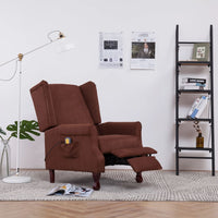 Thumbnail for Massagesessel Braun Stoff