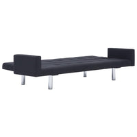 Thumbnail for Schlafsofa mit Armlehnen Schwarz Polyester