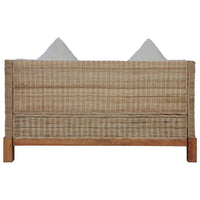 Thumbnail for 2-Sitzer-Sofa mit Auflagen Natur Rattan