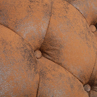 Thumbnail for Chaiselongue Braun Wildleder-Optik