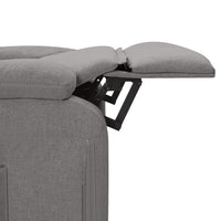 Thumbnail for Massagesessel Hellgrau Stoff