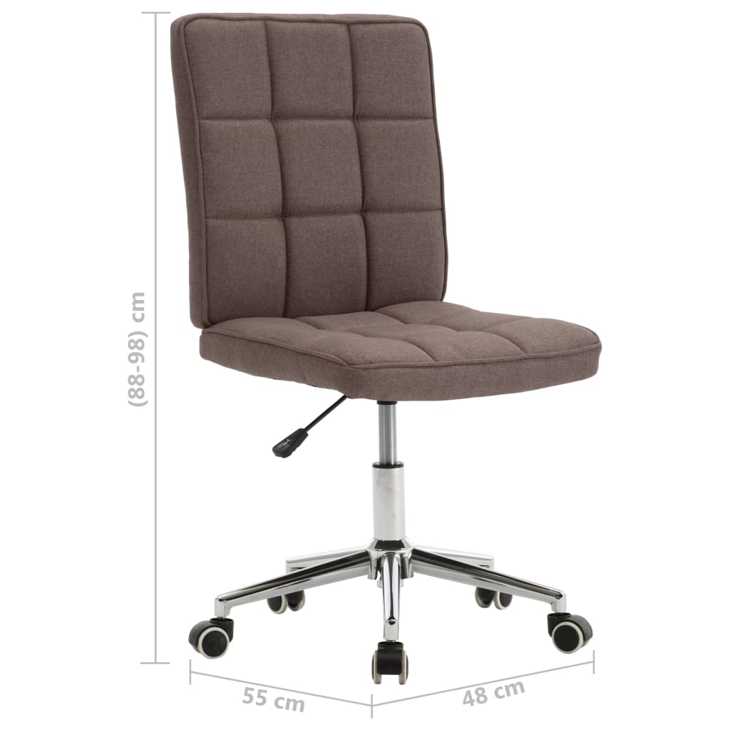 Esszimmerstuhl Taupe Stoff