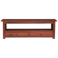 Thumbnail for TV-Schrank Braun 120 x 30 x 40 cm Massivholz Mahagoni