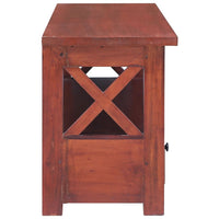 Thumbnail for TV-Schrank Braun 120 x 30 x 40 cm Massivholz Mahagoni
