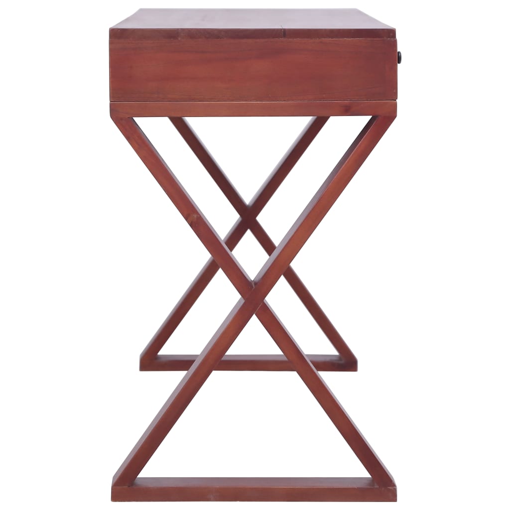 PC-Tisch Braun 132 x 47 x 77 cm Massivholz Mahagoni