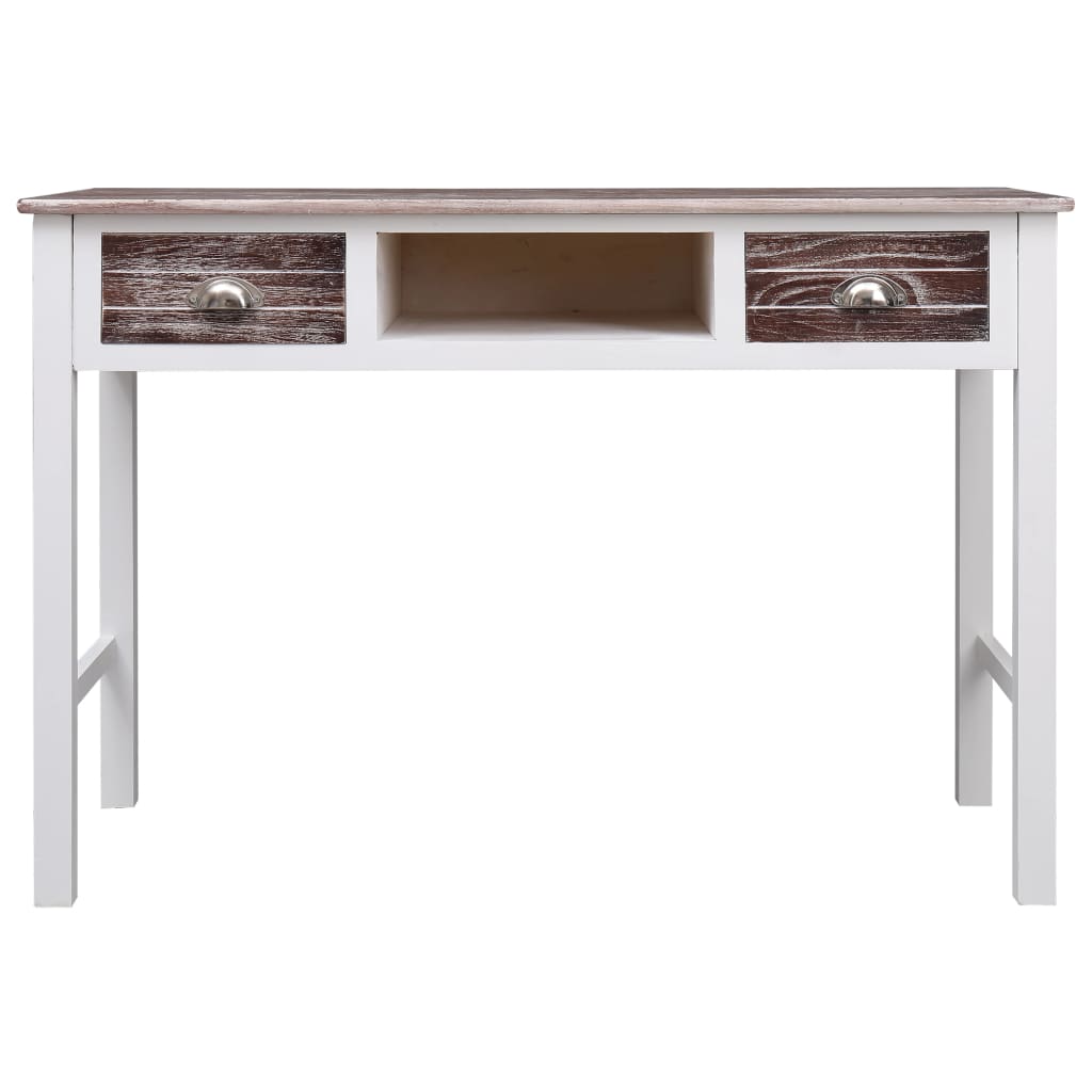 Schreibtisch Braun 110 × 45 × 76 cm Holz