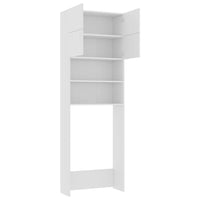 Thumbnail for Waschmaschinenschrank Weiß 64x25,5x190 cm Holzwerkstoff