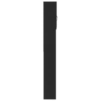 Thumbnail for Waschmaschinenschrank Schwarz 64x25,5x190 cm Holzwerkstoff
