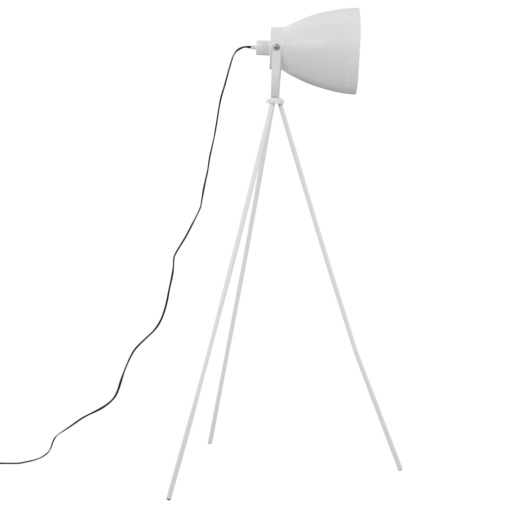 Standleuchte Metall Weiß E27