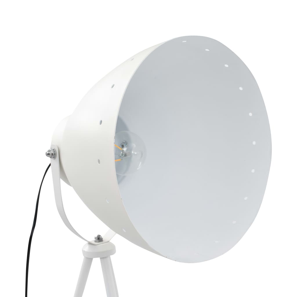 Standleuchte Metall Weiß E27