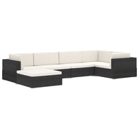 Thumbnail for Modular-Sofa-Mittelteil 1 Stk. + Auflagen Poly Rattan Grau