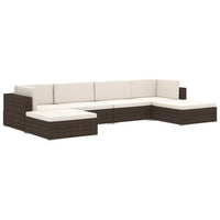 Thumbnail for Modular-Sofa-Mittelteil 1 Stk. + Auflagen Poly Rattan Grau