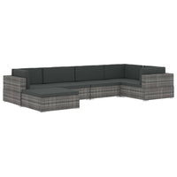 Thumbnail for Modular-Sofa-Eckteil 1 Stk. + Auflagen Poly Rattan Schwarz