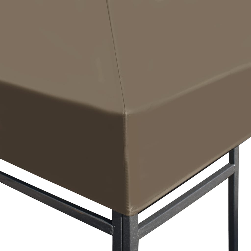 Pavillondach 310 g / m² 3x4 m Taupe