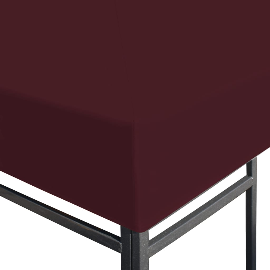 Pavillondach 310 g / m² 3x4 m Weinrot