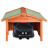 Thumbnail for Roboter-Rasenmäher Garage 72x87x50 cm Massivholz Tanne