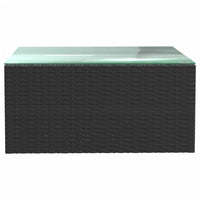 Thumbnail for 9-tlg. Garten-Lounge-Set mit Auflagen Poly Rattan Schwarz