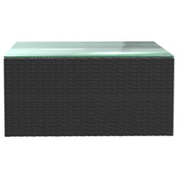 Thumbnail for 7-tlg. Garten-Lounge-Set mit Auflagen Poly Rattan Schwarz