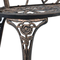 Thumbnail for Bistro-Bank 100 cm Bronze Aluminiumguss