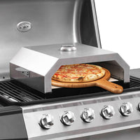 Thumbnail for Pizzaofen mit Keramikstein für Gas-Kohlegrill
