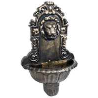 Thumbnail for Wandbrunnen Löwenkopf Design Bronze
