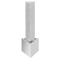 Thumbnail for Gartenbrunnen Silbern 37,7x32,6x110 cm Edelstahl