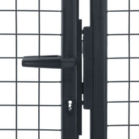 Thumbnail for Mesh-Gartentor Verzinkter Stahl 400 x 150 cm Grau