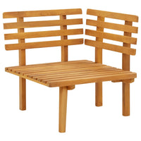 Thumbnail for Garten-Ecksofa mit Kissen Massivholz Akazie