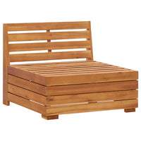Thumbnail for Modular-Mittelsofa 1 Stk. mit Auflagen Massivholz Akazie