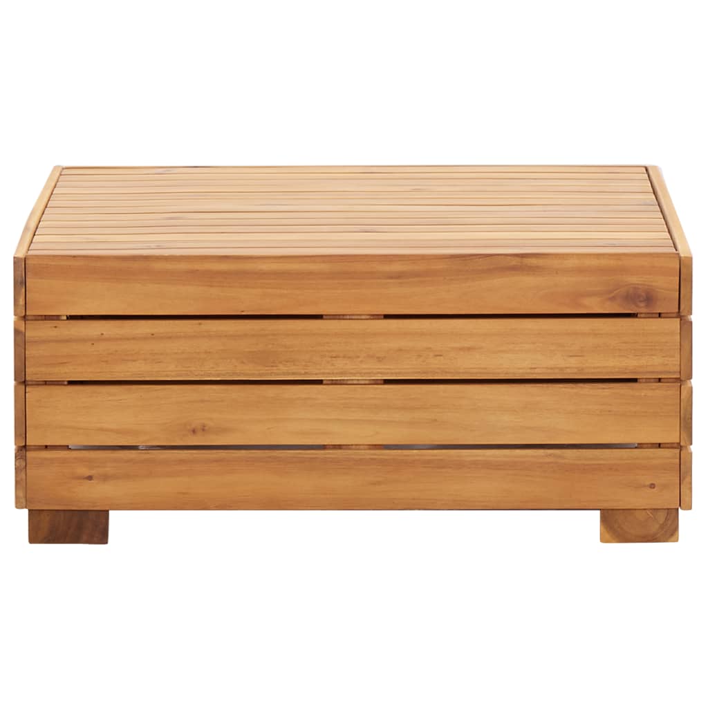 Modular-Fußhocker 1 Stk. mit Auflage Massivholz Akazie