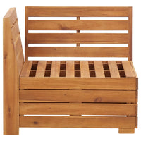 Thumbnail for Modular-Ecksofa 1 Stk. mit Auflagen Massivholz Akazie