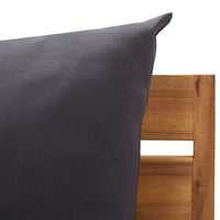 Thumbnail for Modular-Ecksofa 1 Stk. mit Auflagen Massivholz Akazie