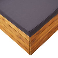 Thumbnail for Modular-Ecksofa 1 Stk. mit Auflagen Massivholz Akazie
