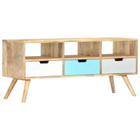 Thumbnail for TV-Schrank 110×35×48 cm Massivholz Mango