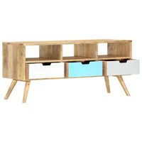 Thumbnail for TV-Schrank 110×35×48 cm Massivholz Mango