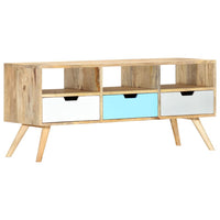 Thumbnail for TV-Schrank 110×35×48 cm Massivholz Mango