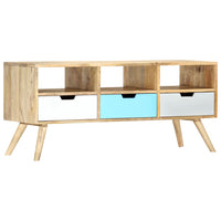 Thumbnail for TV-Schrank 110×35×48 cm Massivholz Mango