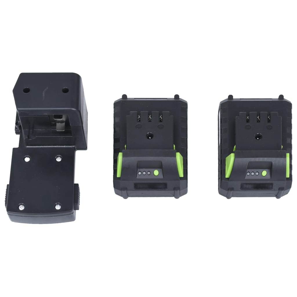 Kabelloser Rasenmäher mit zwei Akku-Packs 20V 2000 mAh Li-Ion
