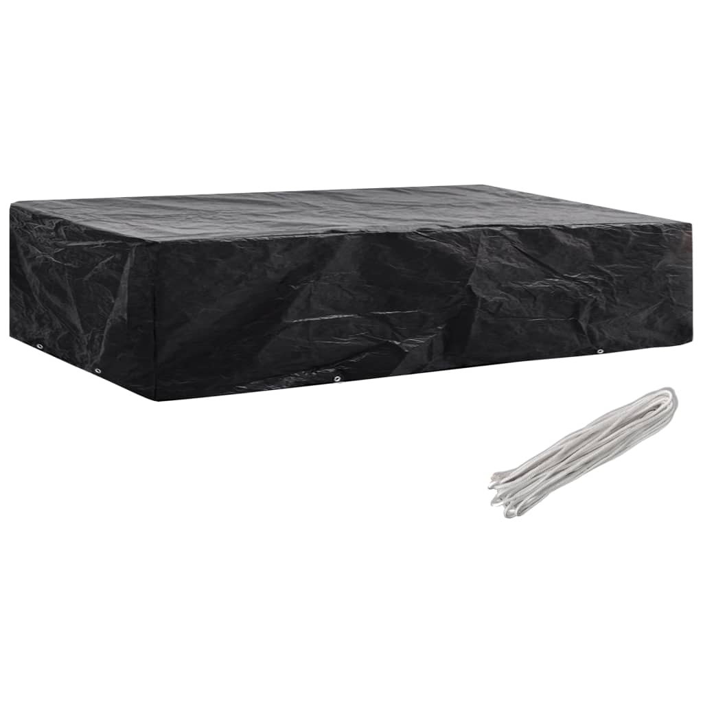 Garten Sonnenliege-Abdeckungen 2 Stk. 8 Ösen 218x77x55 cm