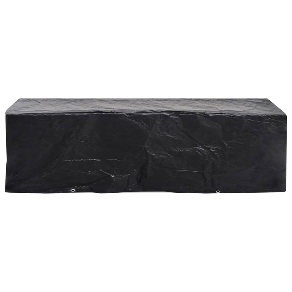 Garten Sonnenliege-Abdeckungen 2 Stk. 8 Ösen 218x77x55 cm