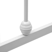 Thumbnail for Bettgestell Weiß Metall 90×200 cm