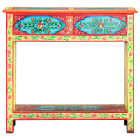 Thumbnail for Konsolentisch Handbemalt 80×35×75 cm Mango Massivholz