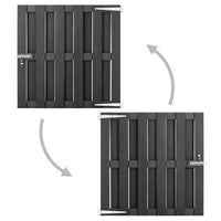 Thumbnail for Gartentor WPC 100 x 100 cm Grau